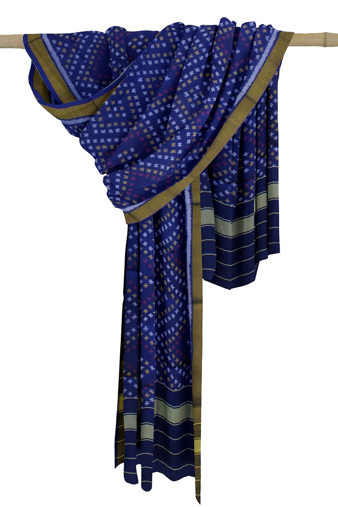 Handloom Single Ikat Patola Silk Dupatta