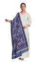 Handloom Single Ikat Patola Silk Dupatta