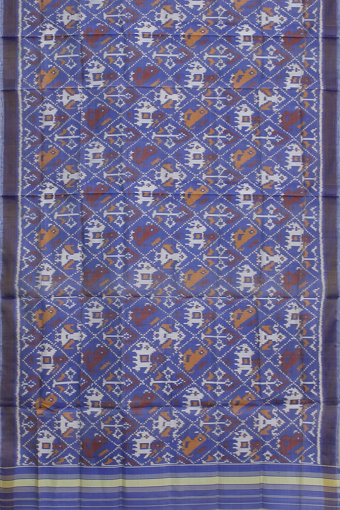 Handloom Single Ikat Patola Silk Dupatta