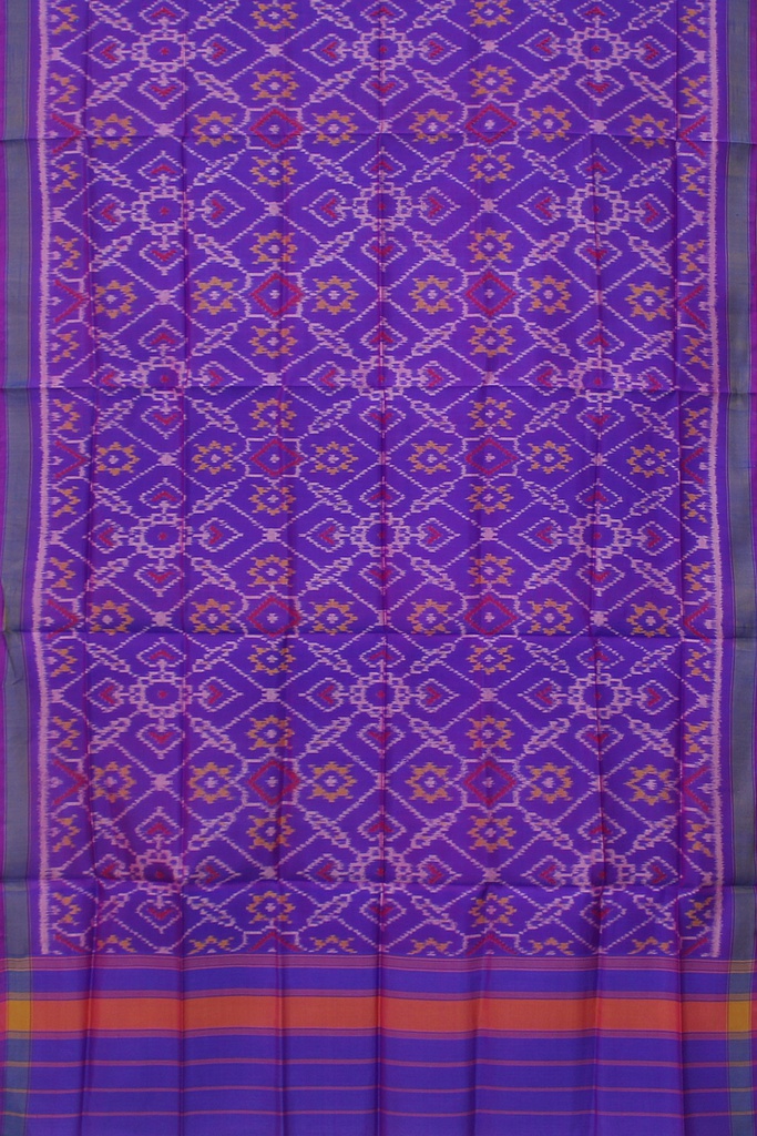 Handloom Single Ikat Patola Silk Dupatta