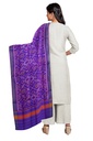Handloom Single Ikat Patola Silk Dupatta