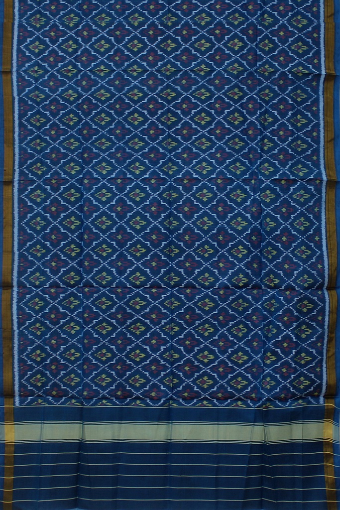 Handloom Single Ikat Patola Silk Dupatta