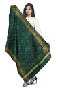 Handloom Single Ikat Patola Silk Dupatta