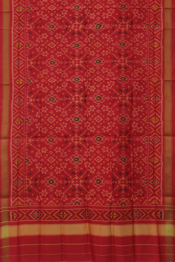 Handloom Single Ikat Patola Silk Dupatta