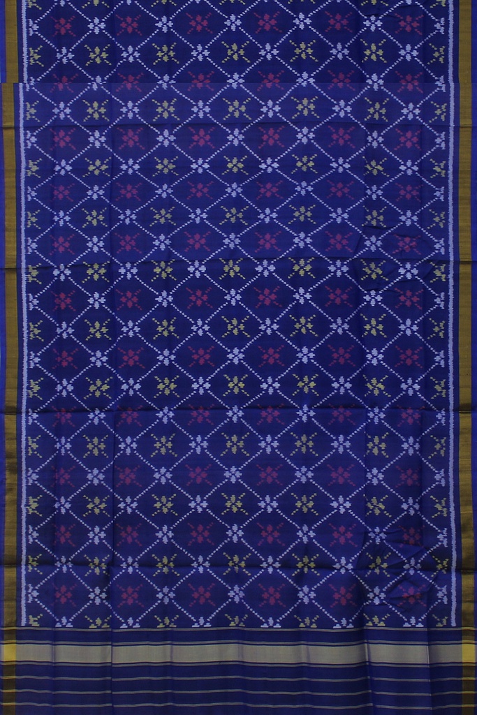 Handloom Single Ikat Patola Silk Dupatta