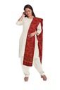 Handloom Single Ikat Patola Silk Dupatta