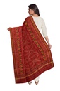 Handloom Single Ikat Patola Silk Dupatta
