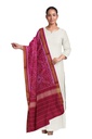 Handloom Single Ikat Patola Silk Dupatta