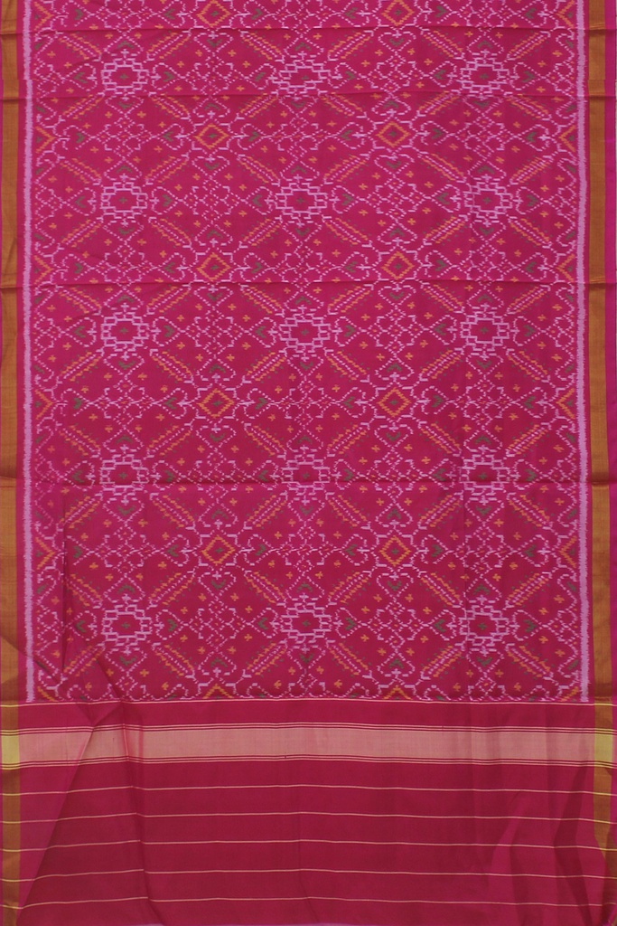 Handloom Single Ikat Patola Silk Dupatta