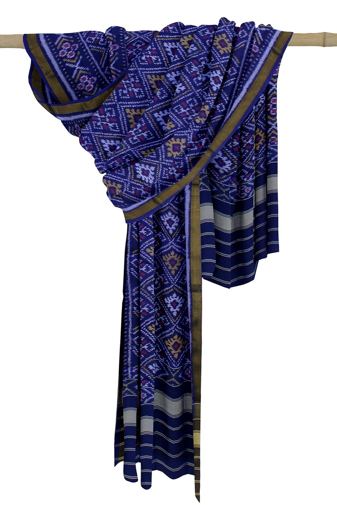 Handloom Single Ikat Patola Silk Dupatta
