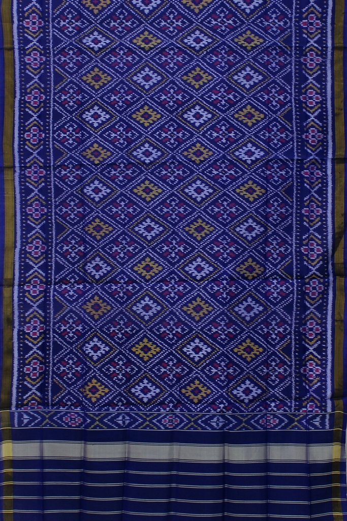 Handloom Single Ikat Patola Silk Dupatta