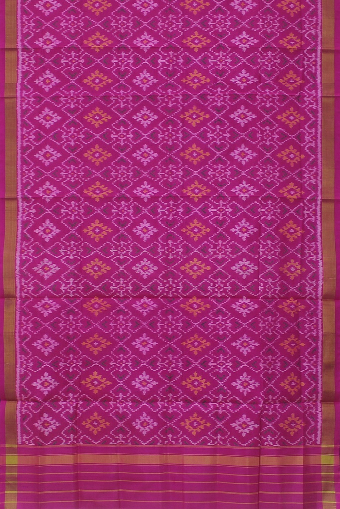 Handloom Single Ikat Patola Silk Dupatta