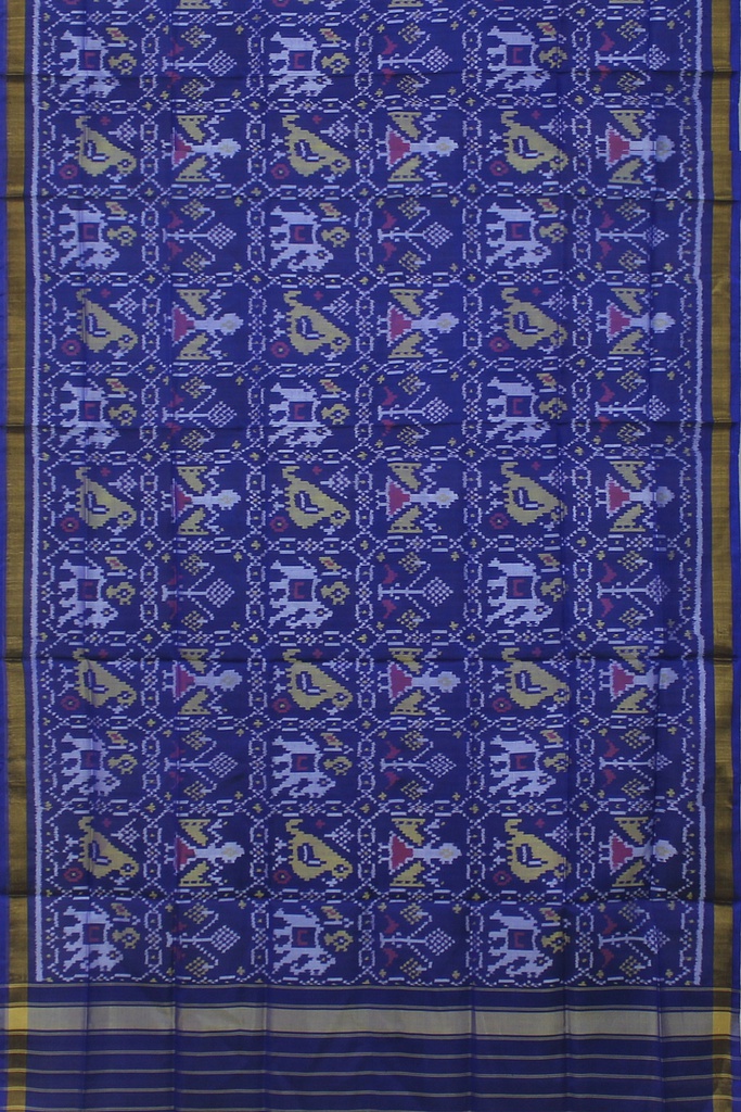 Handloom Single Ikat Patola Silk Dupatta