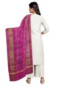 Handloom Single Ikat Patola Silk Dupatta