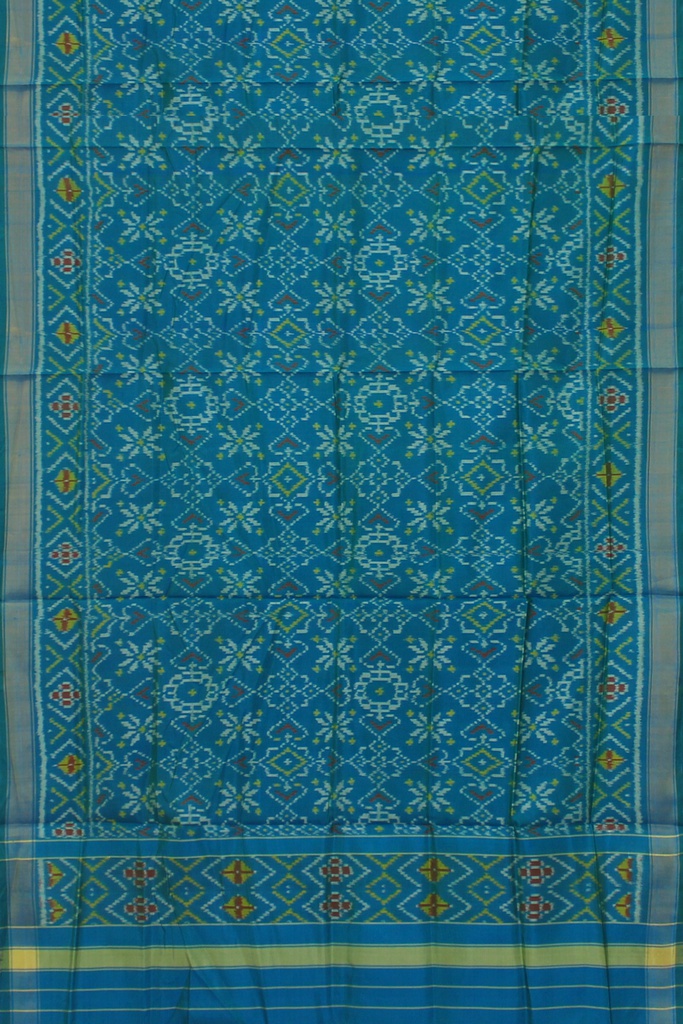 Handloom Single Ikat Patola Silk Dupatta