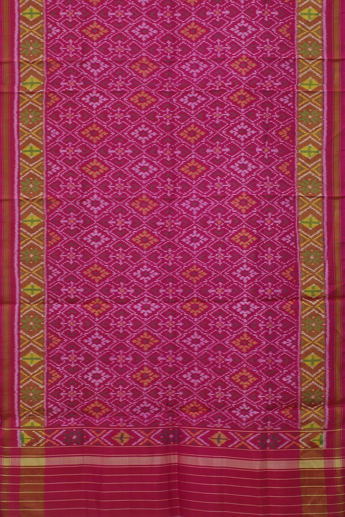 Handloom Single Ikat Patola Silk Dupatta