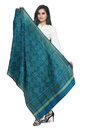 Handloom Single Ikat Patola Silk Dupatta