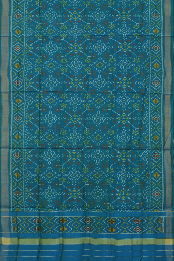 Handloom Single Ikat Patola Silk Dupatta