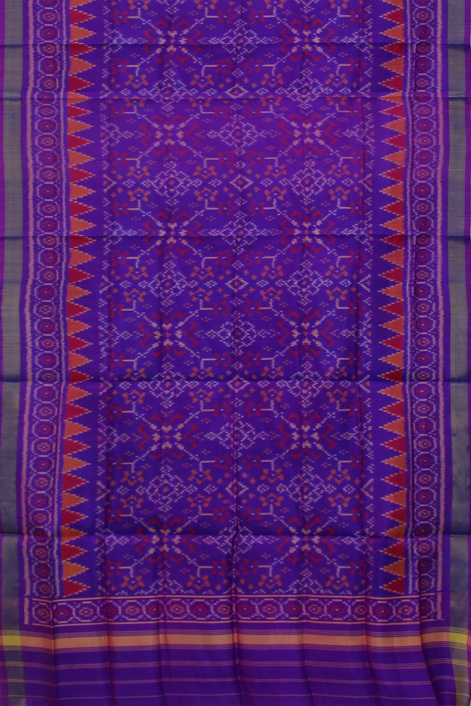 Handloom Single Ikat Patola Silk Dupatta