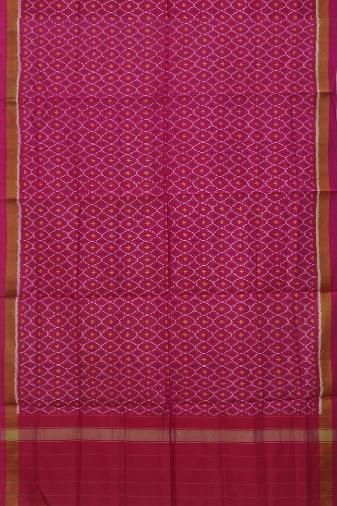Handloom Single Ikat Patola Silk Dupatta