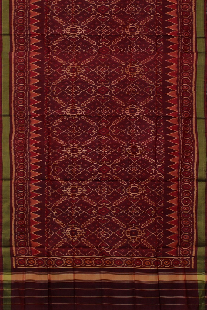 Handloom Single Ikat Patola Silk Dupatta