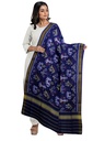 Handloom Single Ikat Patola Silk Dupatta