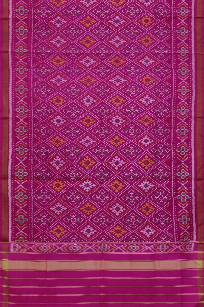 Handloom Single Ikat Patola Silk Dupatta