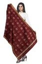 Handloom Single Ikat Patola Silk Dupatta