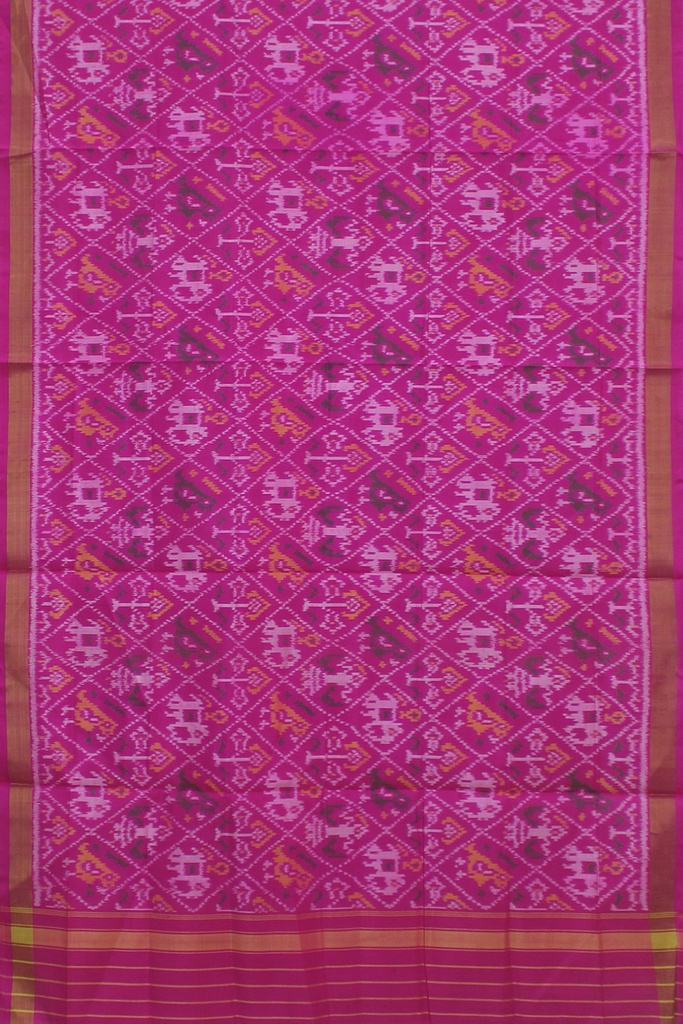 Handloom Single Ikat Patola Silk Dupatta