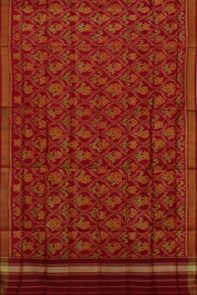 Handloom Single Ikat Patola Silk Dupatta