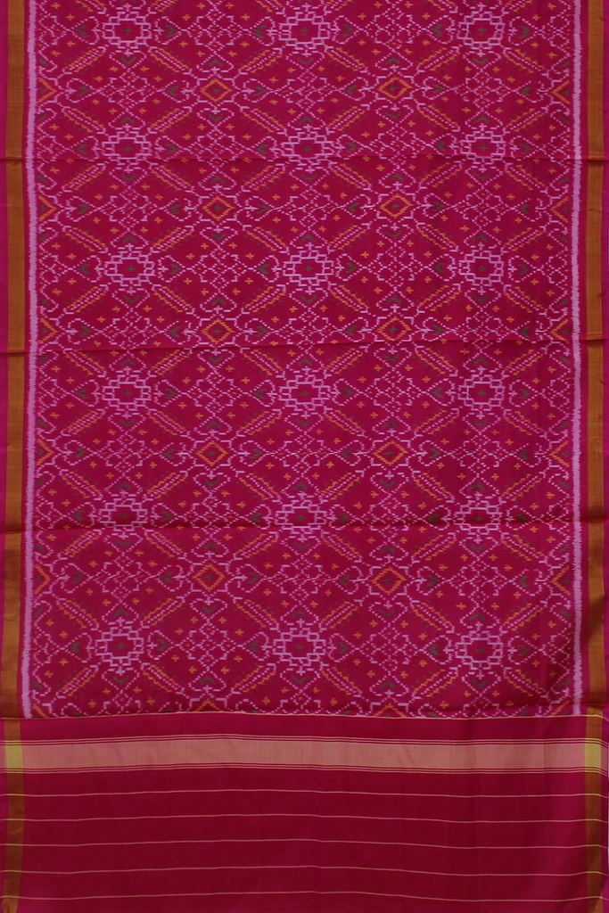 Handloom Single Ikat Patola Silk Dupatta