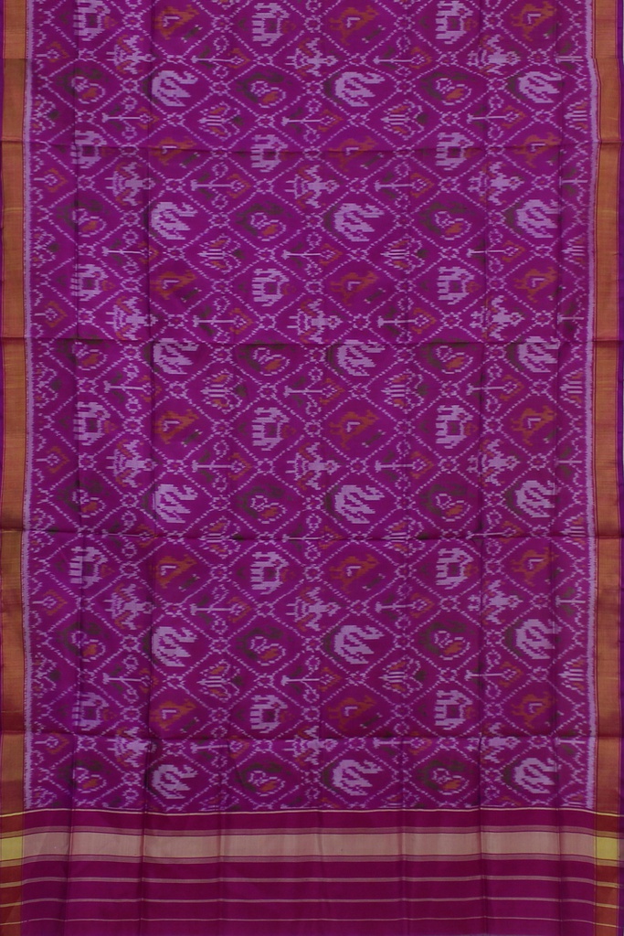 Handloom Single Ikat Patola Silk Dupatta