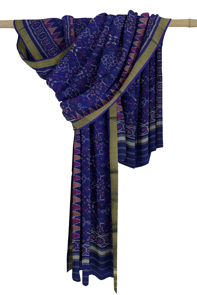 Handloom Single Ikat Patola Silk Dupatta