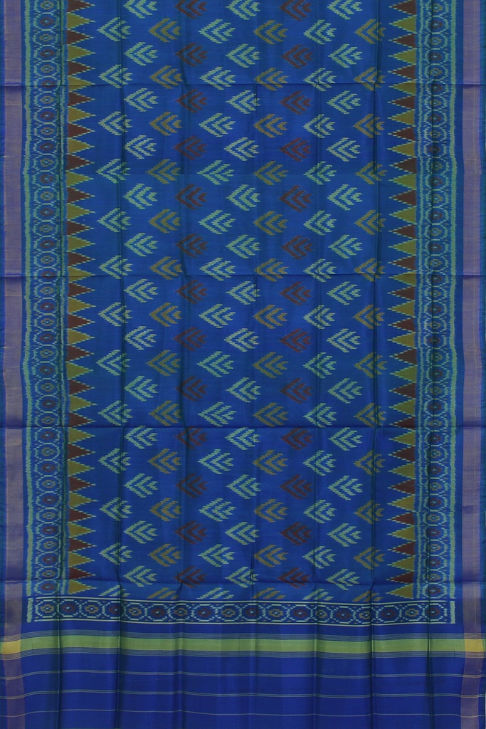 Handloom Single Ikat Patola Silk Dupatta