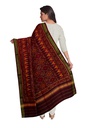 Handloom Single Ikat Patola Silk Dupatta