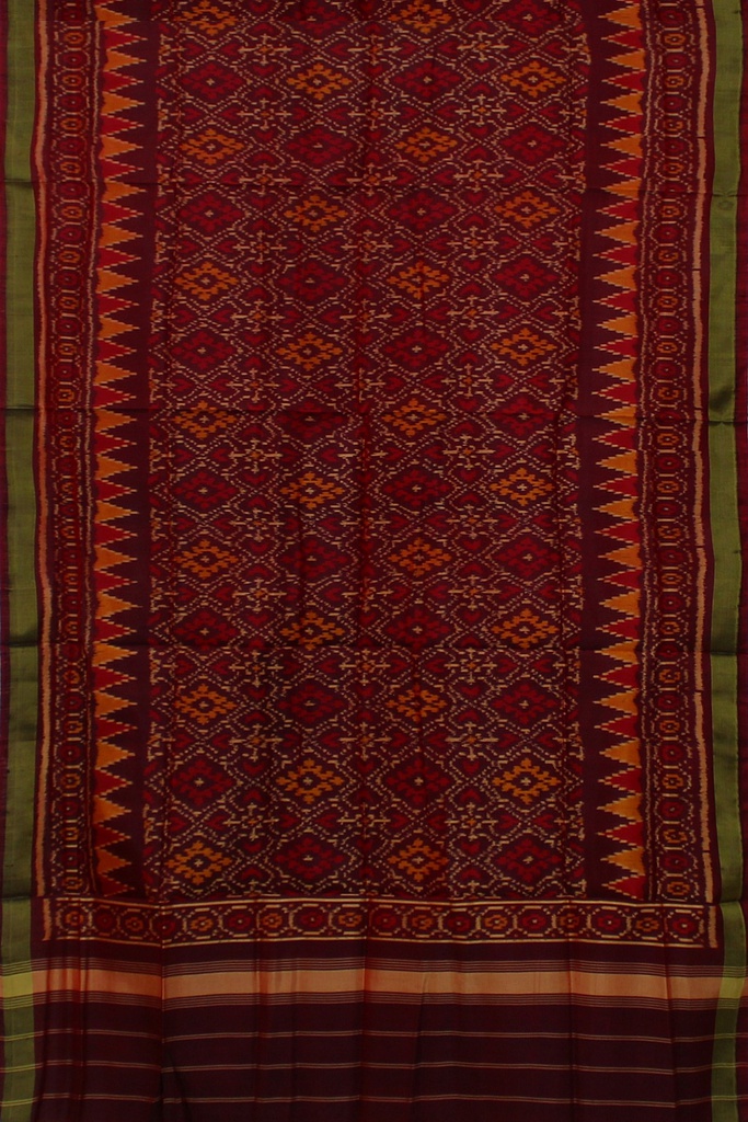 Handloom Single Ikat Patola Silk Dupatta