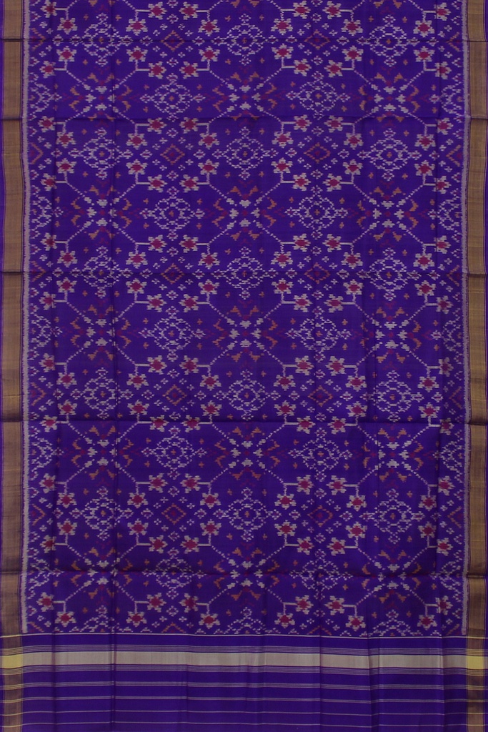 Handloom Single Ikat Patola Silk Dupatta