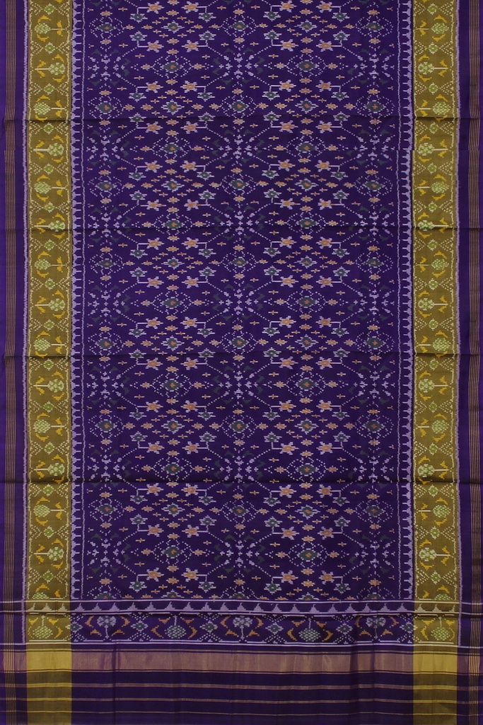 Handloom Single Ikat Patola Silk Dupatta