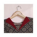 Ajrakh Hand Block Printed Cotton Crop Top
