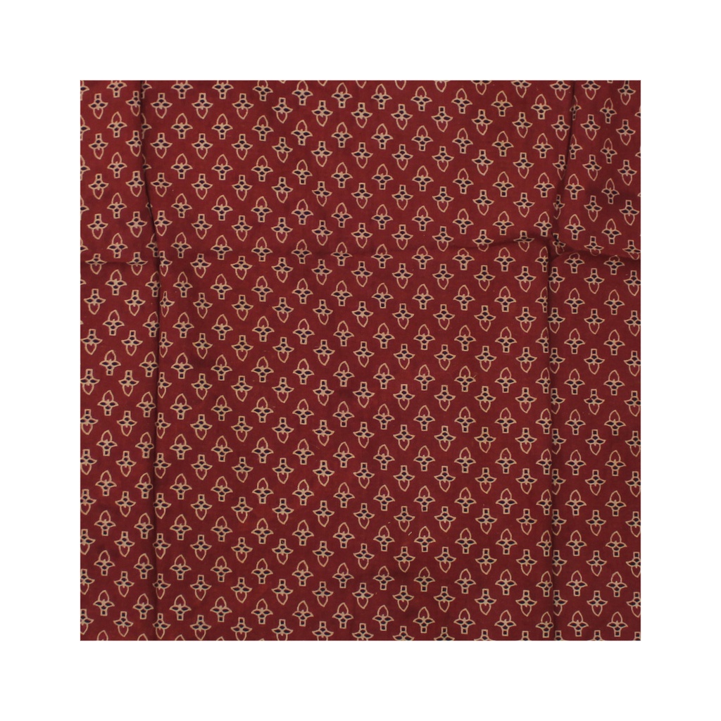 Ajrakh Hand Block Printed Cotton Crop Top