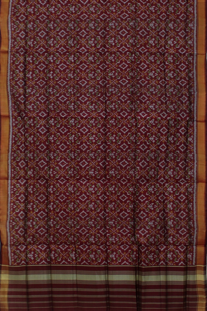 Handloom Single Ikat Patola Silk Dupatta