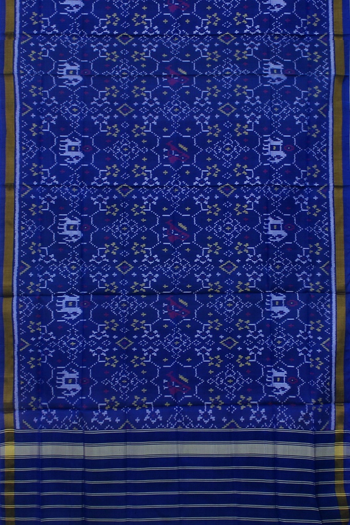 Handloom Single Ikat Patola Silk Dupatta