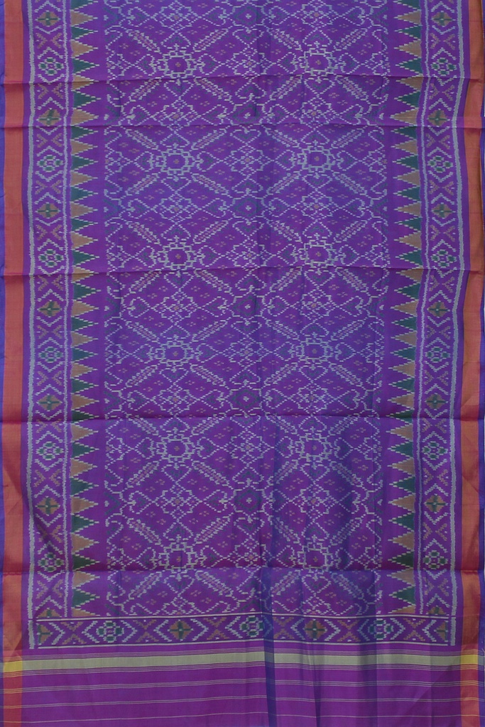 Handloom Single Ikat Patola Silk Dupatta