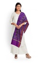 Handloom Single Ikat Patola Silk Dupatta