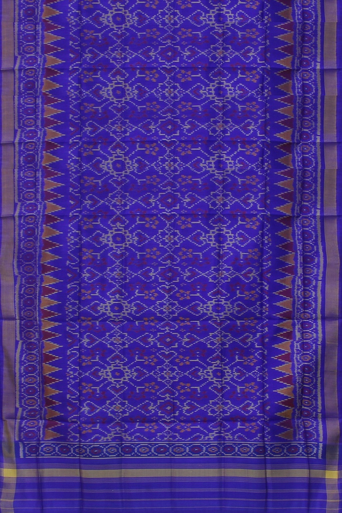 Handloom Single Ikat Patola Silk Dupatta