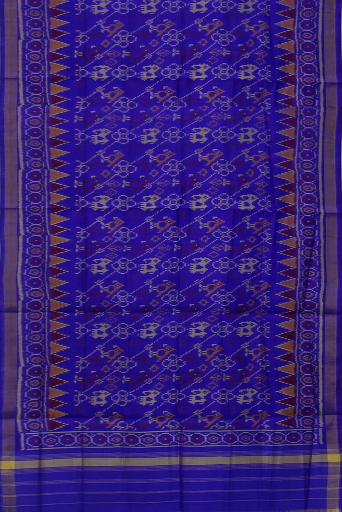 Handloom Single Ikat Patola Silk Dupatta