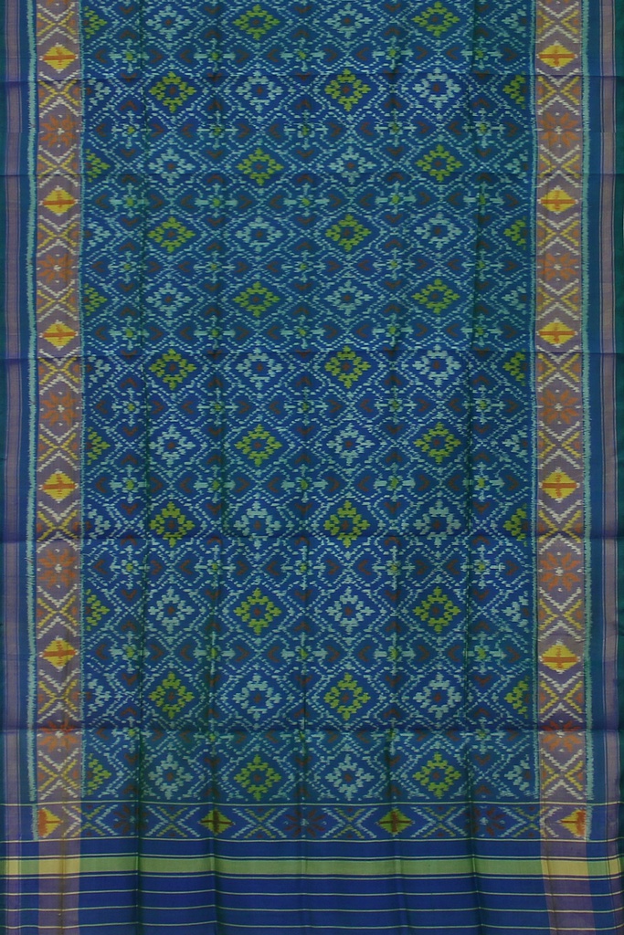 Handloom Single Ikat Patola Silk Dupatta