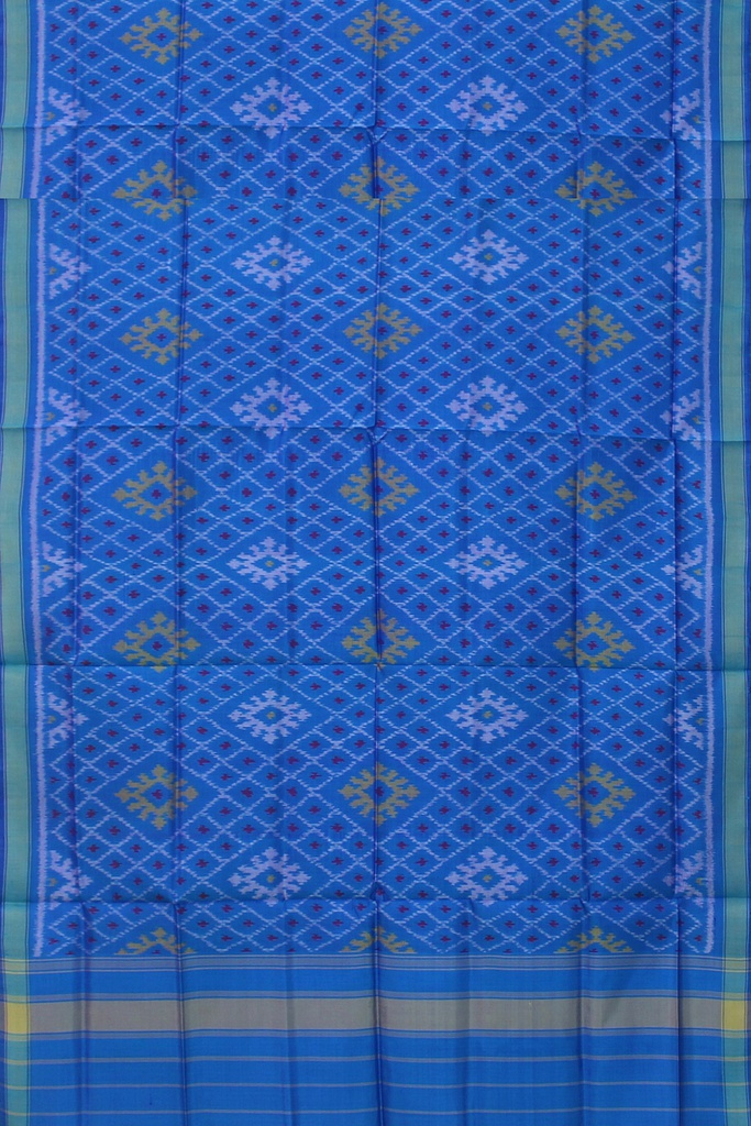 Handloom Single Ikat Patola Silk Dupatta