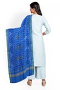 Handloom Single Ikat Patola Silk Dupatta