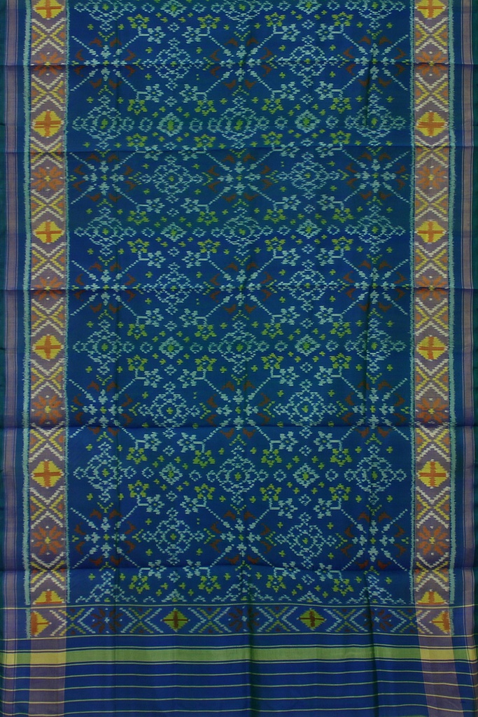 Handloom Single Ikat Patola Silk Dupatta